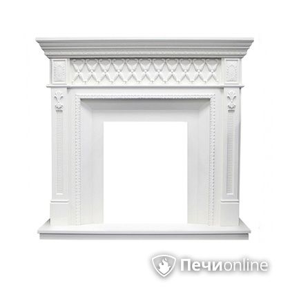 Портал для электрокамина Royal Flame Alexandria под классический очаг белый дуб в Шымкенте